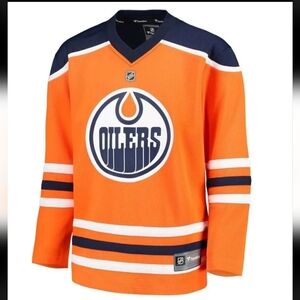 NWT Fanatics NHL - Kids' (Youth) Edmonton Oilers Home Replica Jersey X LARGE